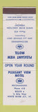 Matchbook Cover - Pleasant View Motel White River Junction VT