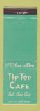 Matchbook Cover - Tip Top Cafe Salt Lake City UT WEAR