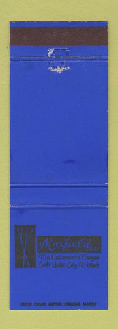 Matchbook Cover - Maxfield Lodge Salt Lake City UT