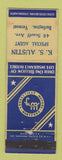 Matchbook Cover - KS Austin Insurance Burlington VT WEAR
