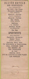 Matchbook Cover - The Clift San Francisco CA POOR