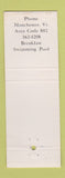 Matchbook Cover - Erdman's Eyrie Motel East Dorset VT