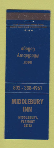 Matchbook Cover - MIddlebury Inn Middlebury VT