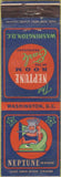 Matchbook Cover - Neptune Room Washington DC