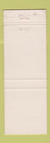 Matchbook Cover - Shore Acres Resort Motel North Hero Island VT