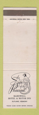 Matchbook Cover - Sign of the Pheasant Bardwell Hotel Rutland VT WEAR