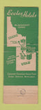 Matchbook Cover - Hotel Ben Lemond Ogden UT
