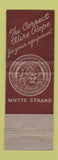 Matchbook Cover - Macwhyte Wire Rope 1950 Lang Company Salt Lake City UT WEAR