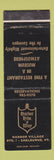 Matchbook Cover - Harbor Hide a Way Shelburne VT WEAR