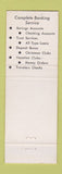 Matchbook Cover - People's Savings and Trust Hazleton PA bank