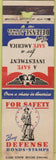 Matchbook Cover - Defense Bonds WWII WEAR