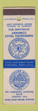 Matchbook Cover - Harrisburg National Bank PA