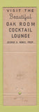 Matchbook Cover - Hotel Brooks Brattleboro VT