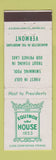 Matchbook Cover - Equinox House Manchester in the Mountains VT