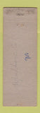 Matchbook Cover - Shaw's Green Acre Westminster VT Maple Syrup