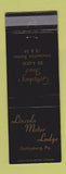 Matchbook Cover - Lincoln Motor Lodge Gettysburg PA WEAR