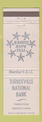 Matchbook Cover - Turbotville National Bank PA