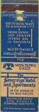 Matchbook Cover - Sovereign Terrace Santa Monica CA WORN