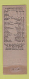 Matchbook Cover - Yorktowne Hotel York PA WORN