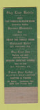 Matchbook Cover - Sky Line Hotels Pocono Mountain PA