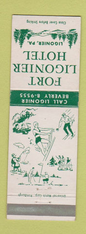 Matchbook Cover - Fort Ligonier Hotel PA girlie
