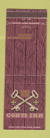 Matchbook Cover - Conti Inn Doylestown PA