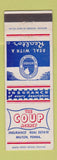 Matchbook Cover - Coup Real Estate Agency Milton PA insurance