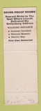 Matchbook Cover - Colton Motel Gettysburg PA Soldiers Monument