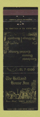 Matchbook Cover - Holland House Inn Holland PA WEAR