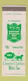 Matchbook Cover - Green Gables Motor Inn Lewistown PA