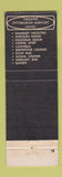 Matchbook Cover - AC Company Pittsburgh PA Airport WEAR