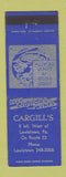 Matchbook Cover - Cargill's Restaurant Lewistown PA