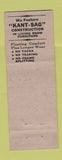 Matchbook Cover International Furniture Chicago Pittsburgh Williamsport PA WEAR