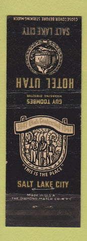 Matchbook Cover - Hotel Utah Salt Lake City UT