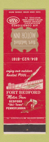 Matchbook Cover - Fort Bedford Motor Inn Bedford PA