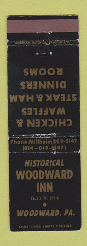 Matchbook Cover - Woodward Inn PA WEAR