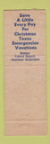 Matchbook Cover - Peoples Bank Steelton PA