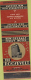 Matchbook Cover - Roosevelt Hotel New Orleans LA