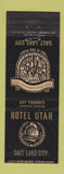 Matchbook Cover - Hotel Utah Salt Lake City UT