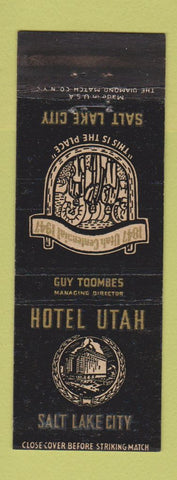 Matchbook Cover - Hotel Utah Salt Lake City UT