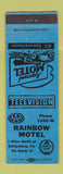 Matchbook Cover - Rainbow Motel Gettysburg PA