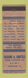 Matchbook Cover - Eugene Knittle Appliances Fleetwood PA WORN