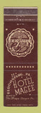 Matchbook Cover - Hotel Magee Bloomsburg PA WEAR