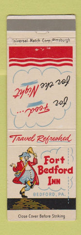 Matchbook Cover - Fort Bedford Inn Bedford PA