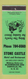 Matchbook Cover - Stone Castle Motel Restaurant Bloomsburg Danville PA