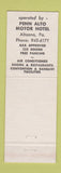 Matchbook Cover - Penn Alto Motel Duncansville PA Howard Johnsons WEAR
