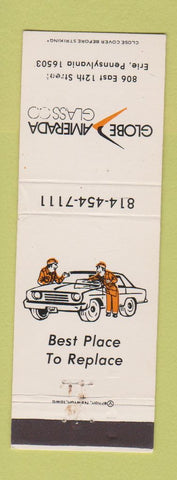 Matchbook Cover - George Amerada Glass auto Erie PA WEAR