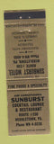 Matchbook Cover - Sunburst Motel Restaurant Middletown PA WEAR
