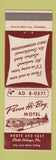 Matchbook Cover - Penn Hi Boy Motel State College PA