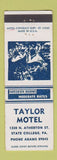 Matchbook Cover - Taylor Motel State College PA